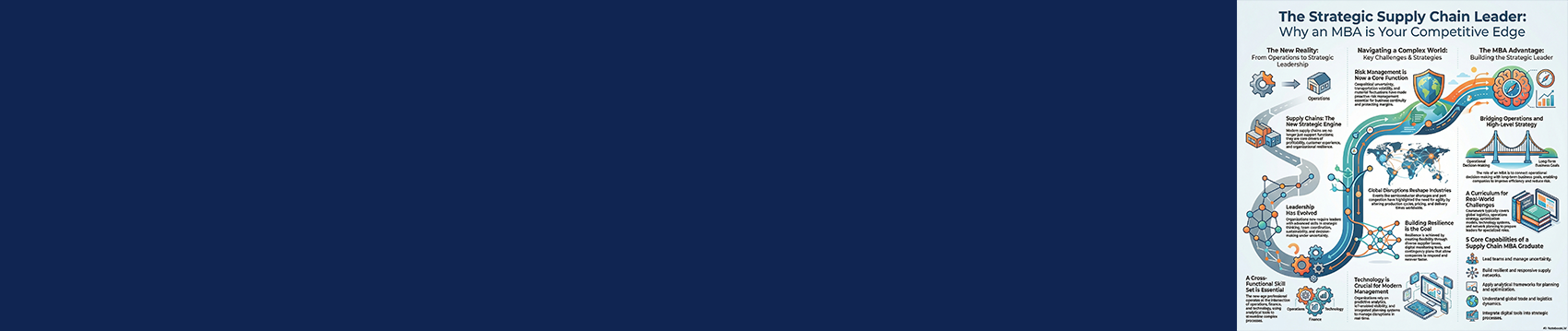  MBA in Logistics and Supply Chain Management